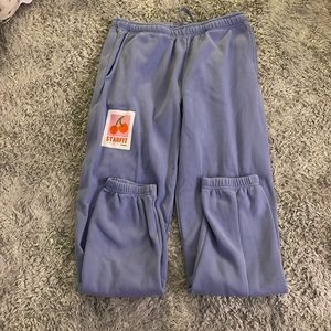 Blue starfit sweatpants